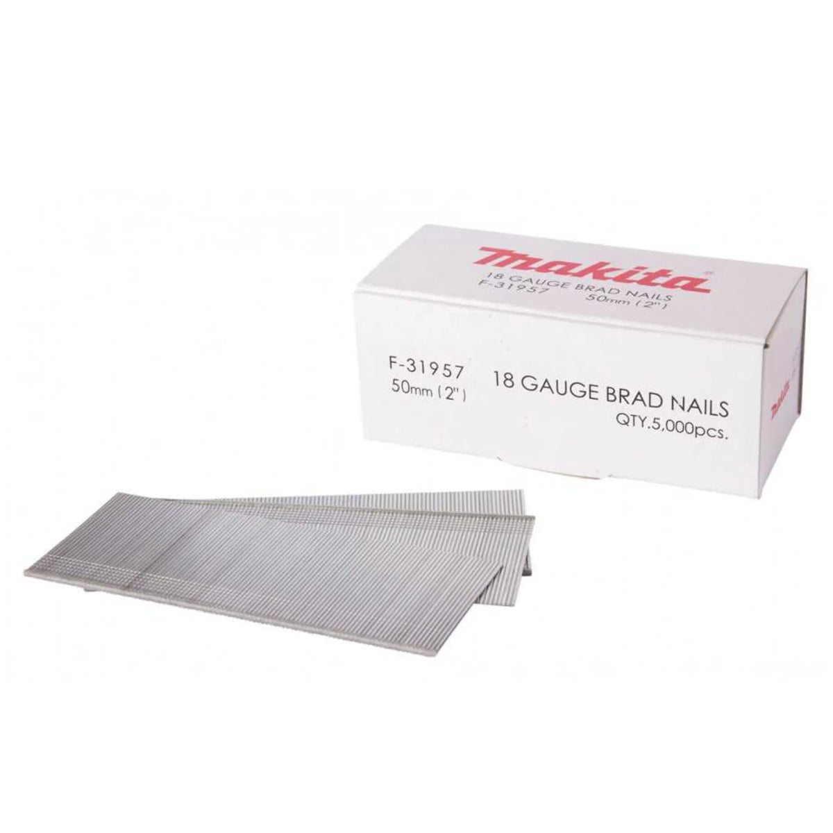 Clavos Punta 50mm Calibre 18ga / 5.000 Pzas Makita F-31957 1.5 Mm 5 Cm