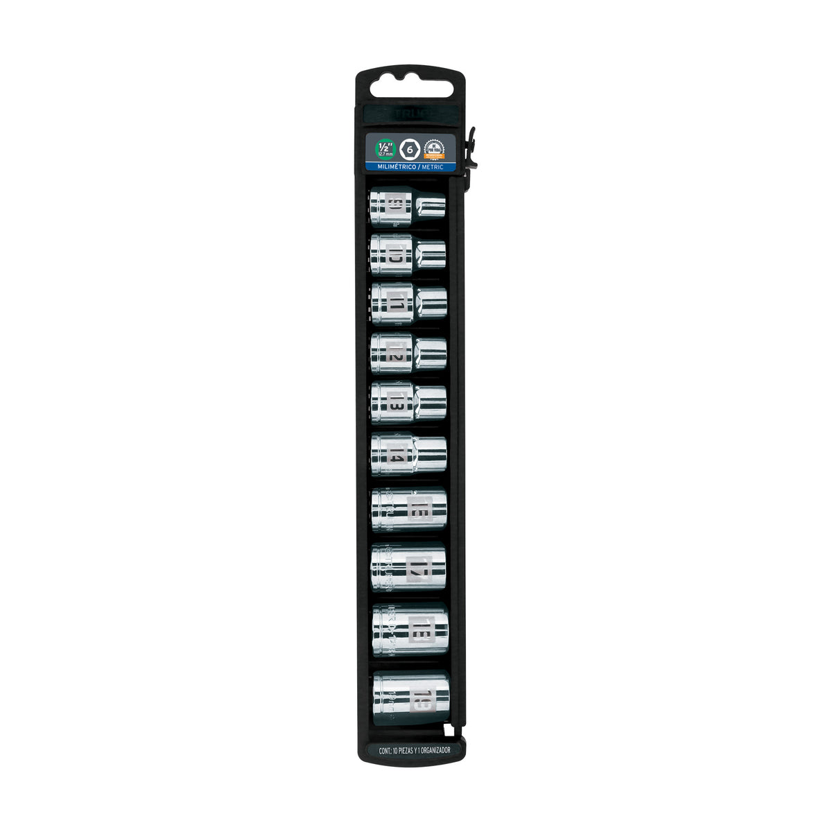 Juego Dados Cortos 1/2 - 10 Piezas Truper