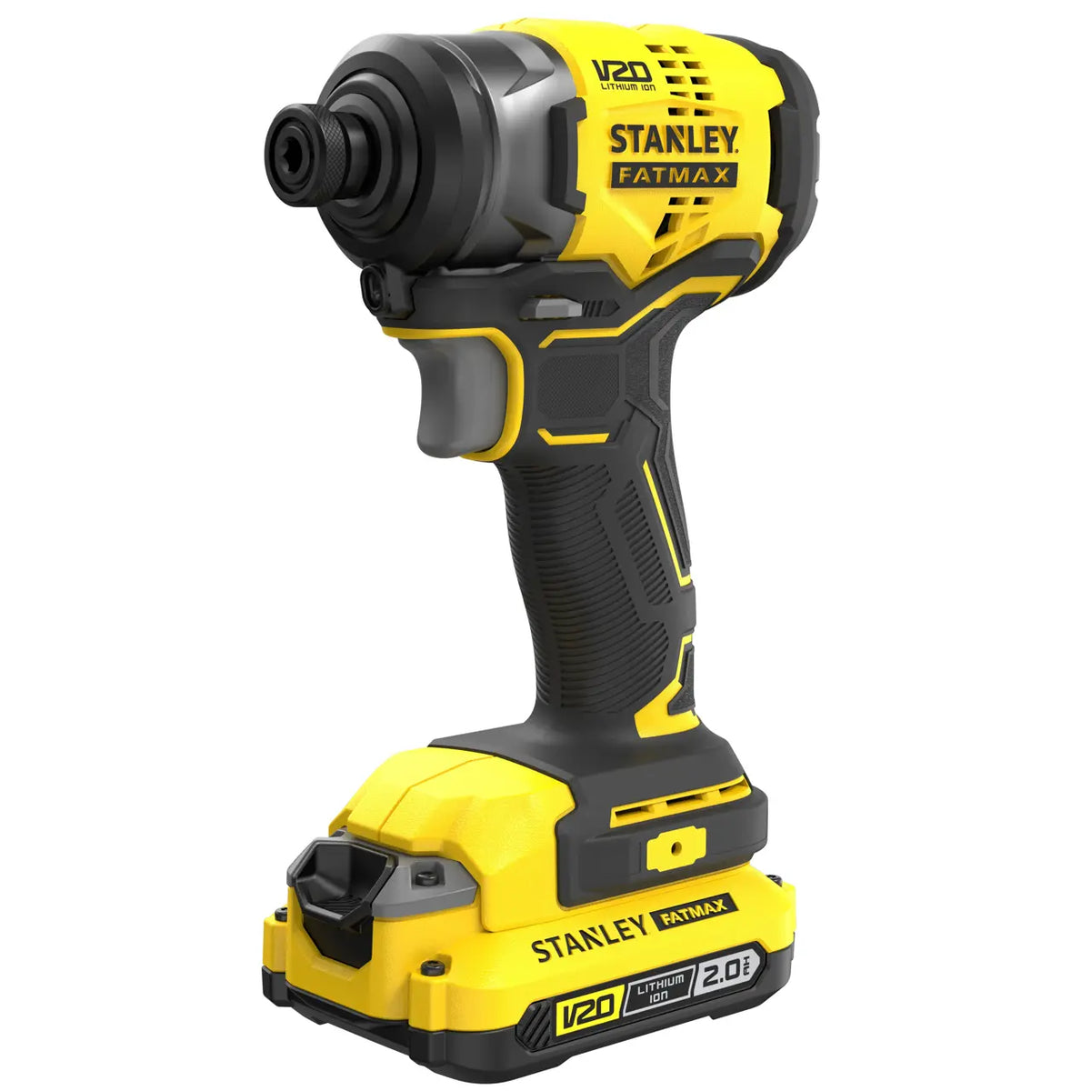 Kit Atornillador De Impacto 20v Fatmax Stanley Sbi810d2k-b2 Amarillo