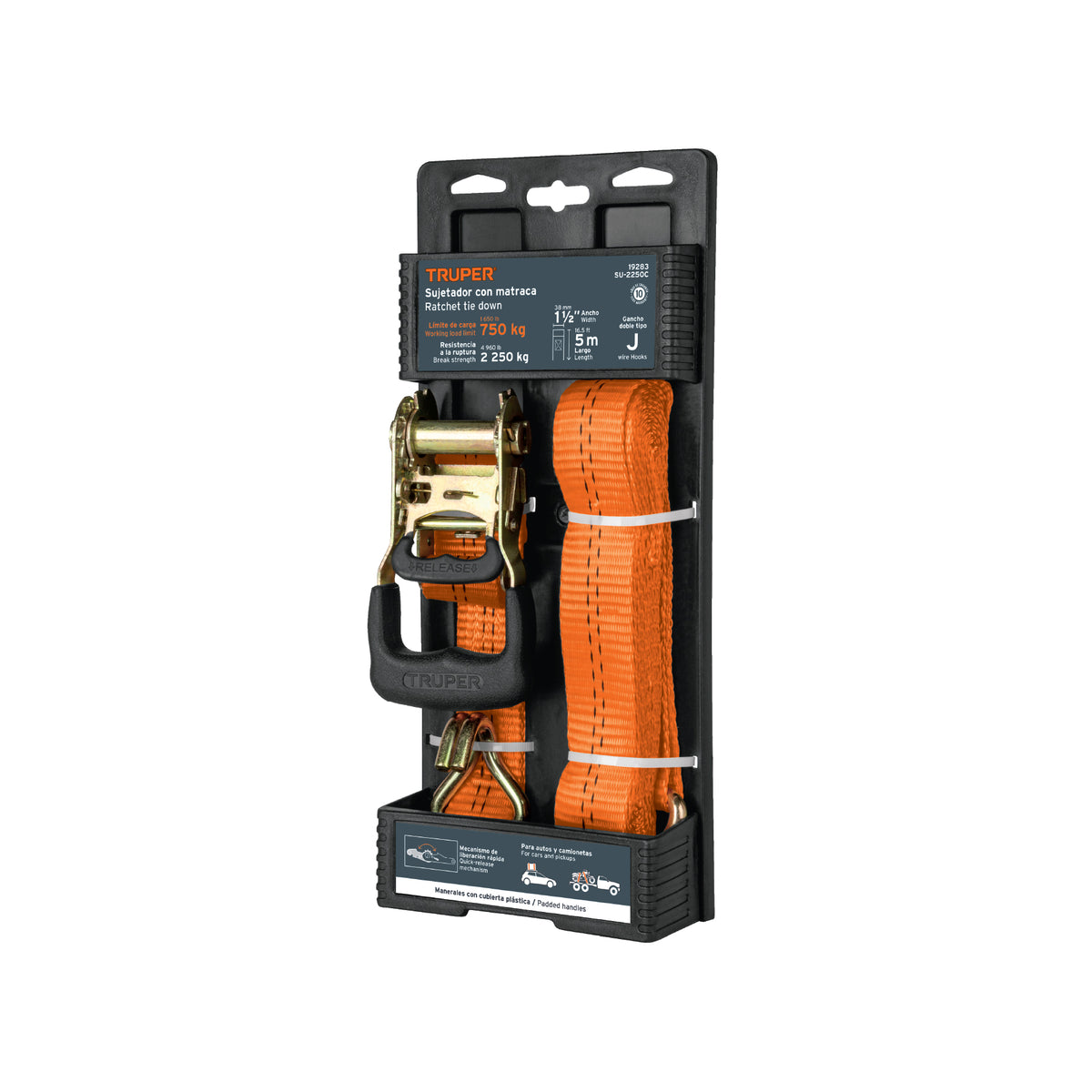 Eslinga Para Carga 2250kg 5 Mt Truper Su-2250c  Envío Gratis